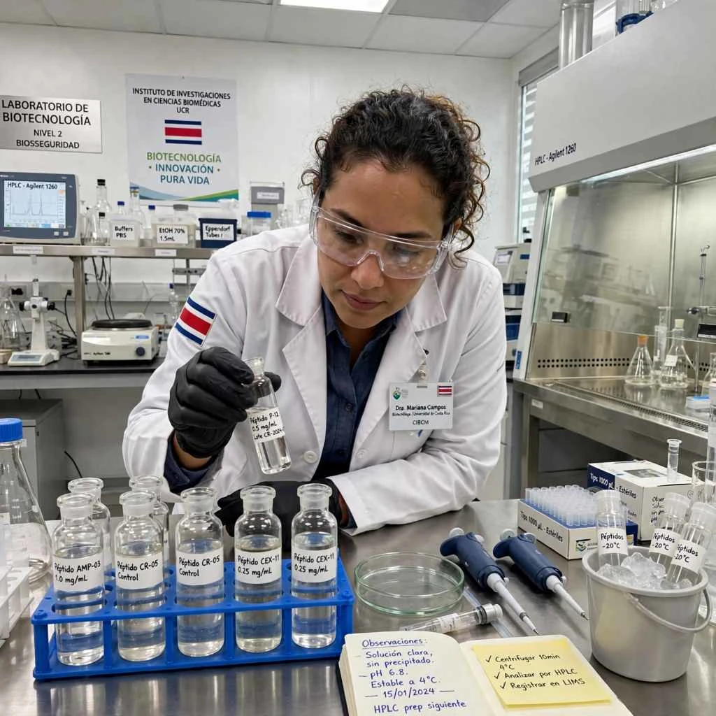 Costa Rica Biotechnology Researchers Collaborating Laboratory